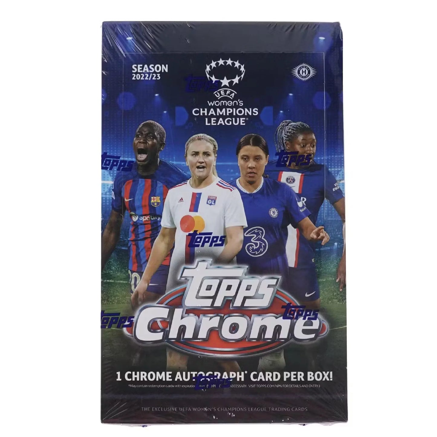 2022/23 Topps Chrome UEFA Women's Champions League Soccer Hobby Box