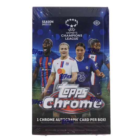 2022/23 Topps Chrome UEFA Women's Champions League Soccer Hobby Box