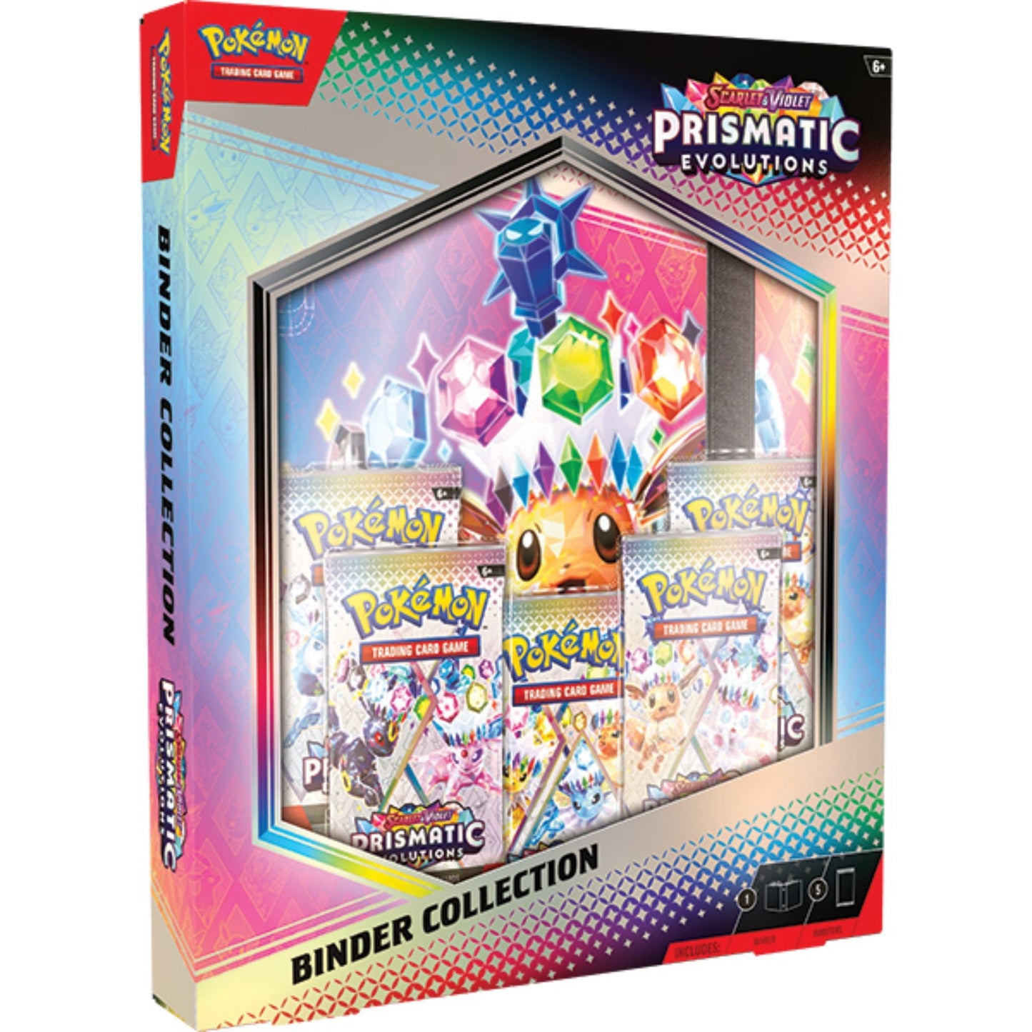 Poke-mon Scarlet & Violet Prismatic Evolutions Binder Collection