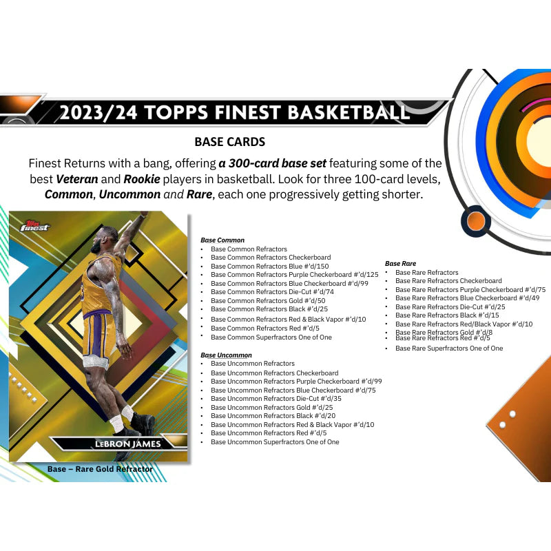 2023/24 Topps Finest Basketball Breaker's Delight Box
