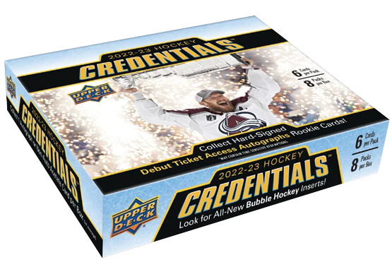 2022-23 Upper Deck Credentials Hockey Hobby Box
