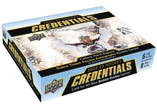2022-23 Upper Deck Credentials Hockey Hobby Box