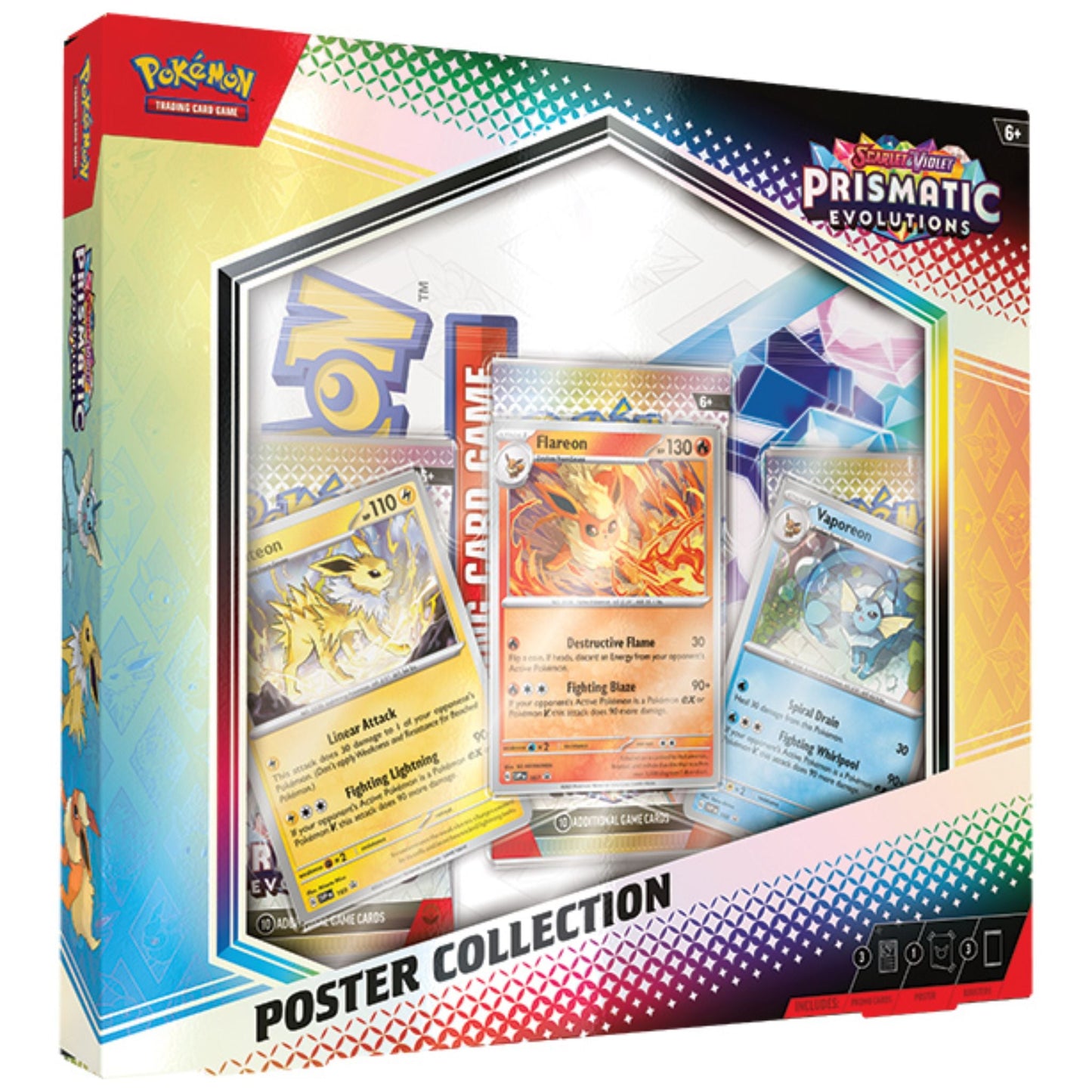 Poke-mon Scarlet & Violet Prismatic Evolutions Poster Collection