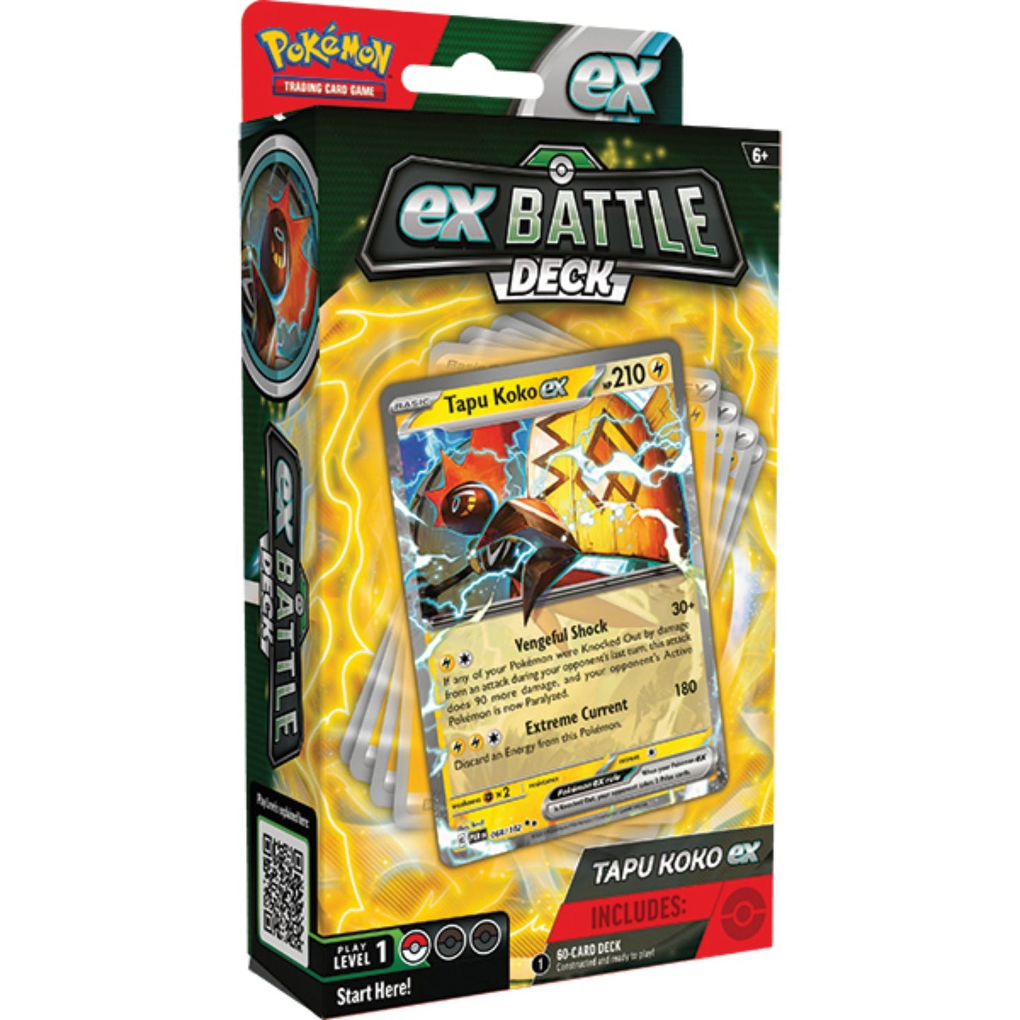 Poke-mon Tapu Koko Ex Battle Deck