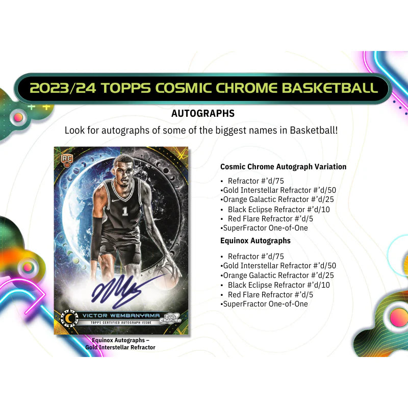 2023/24 Topps Cosmic Chrome Basketball Hobby Box