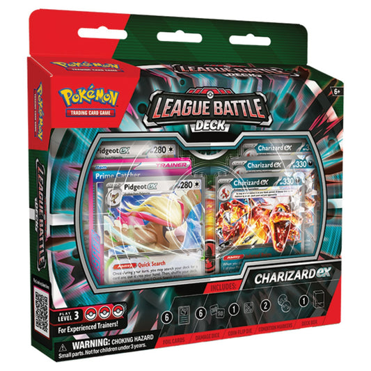 Poke-mon Charizard Ex League Battle Deck