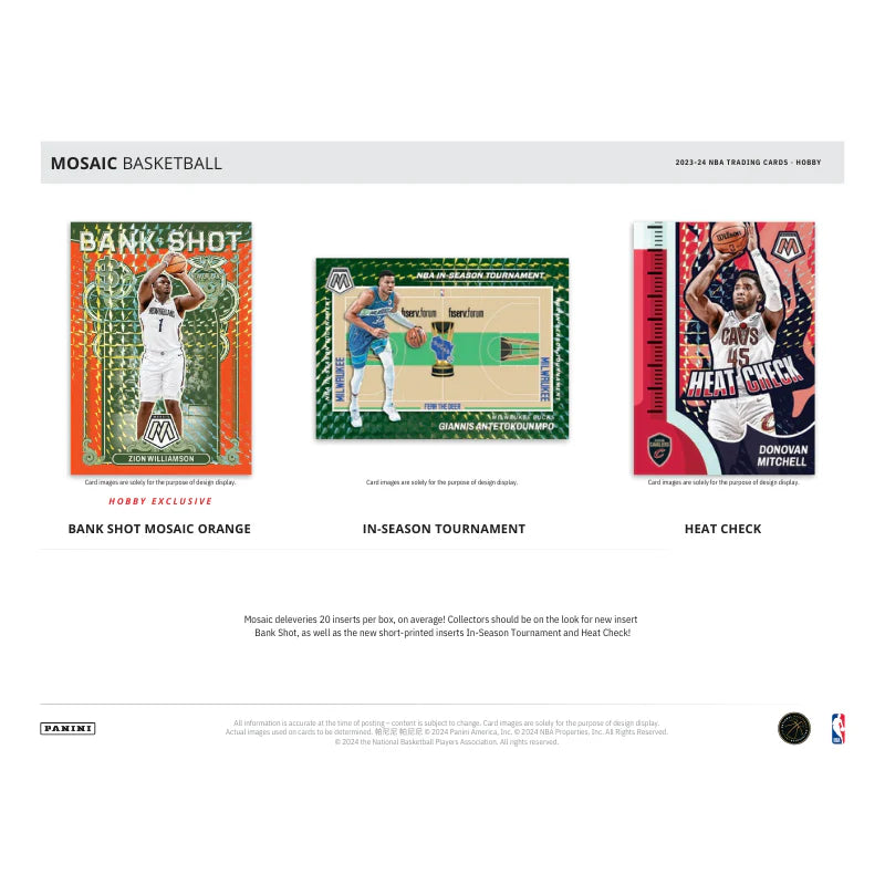 2023/24 Panini Mosaic Basketball Hobby Box