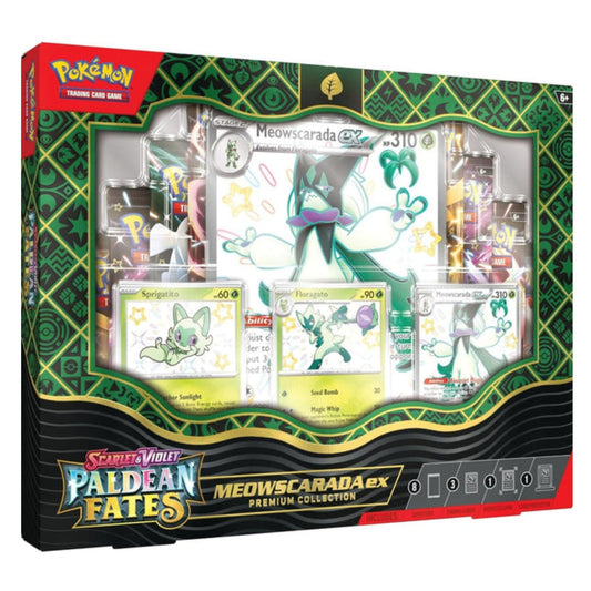 Poke-mon Paldean Fates Premium Collection (Meowscarada Ex)