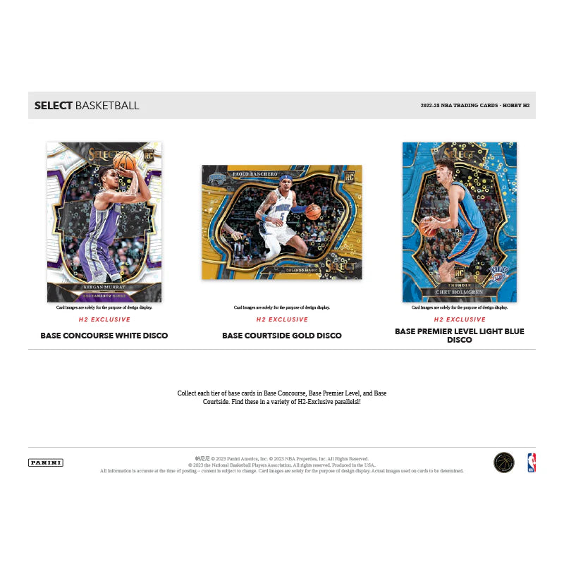 2022/23 Panini Select Basketball H2 Hybrid Box