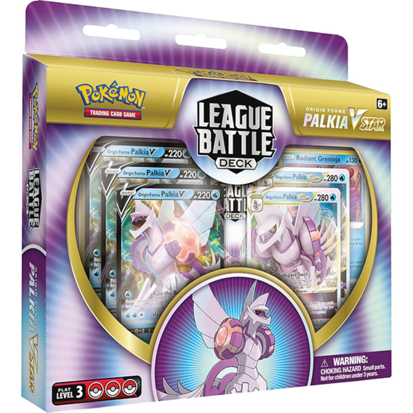 Poke-mon Origin Forme Palkia VSTAR League Battle Deck