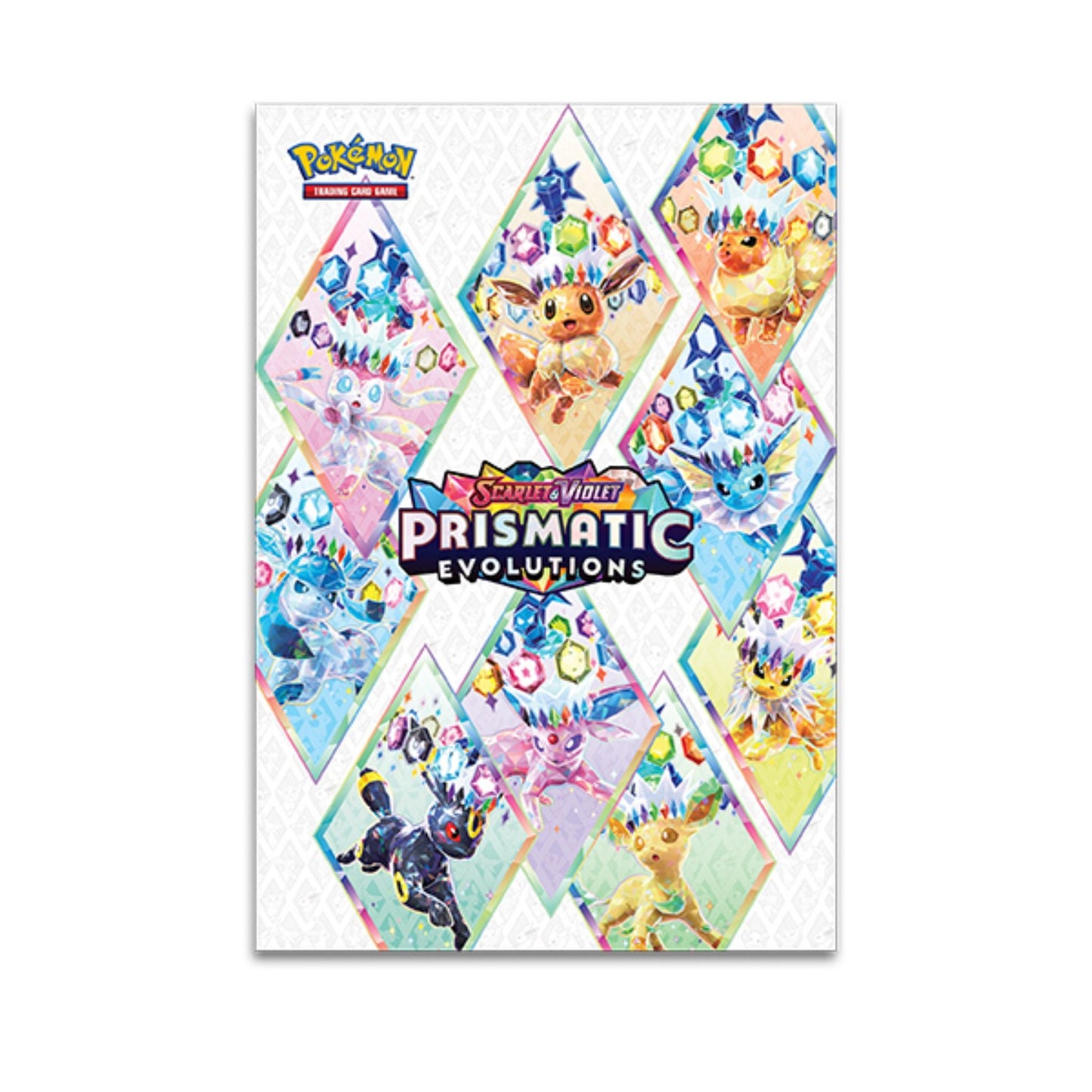 Poke-mon Scarlet & Violet Prismatic Evolutions Poster Collection