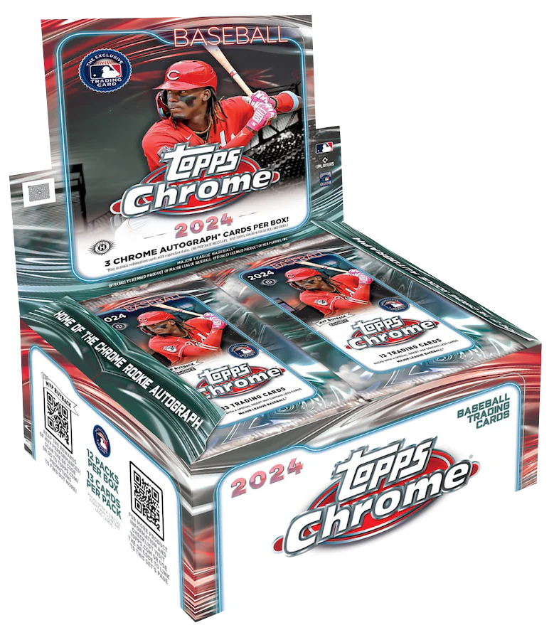 2024 Topps Chrome Baseball Hobby Jumbo Box