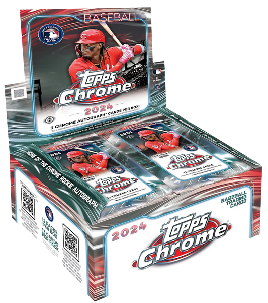 2024 Topps Chrome Baseball Hobby Jumbo Box