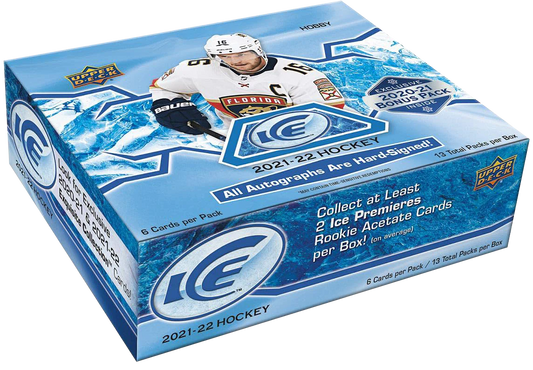 2021-22 Upper Deck Ice Hockey Hobby Box