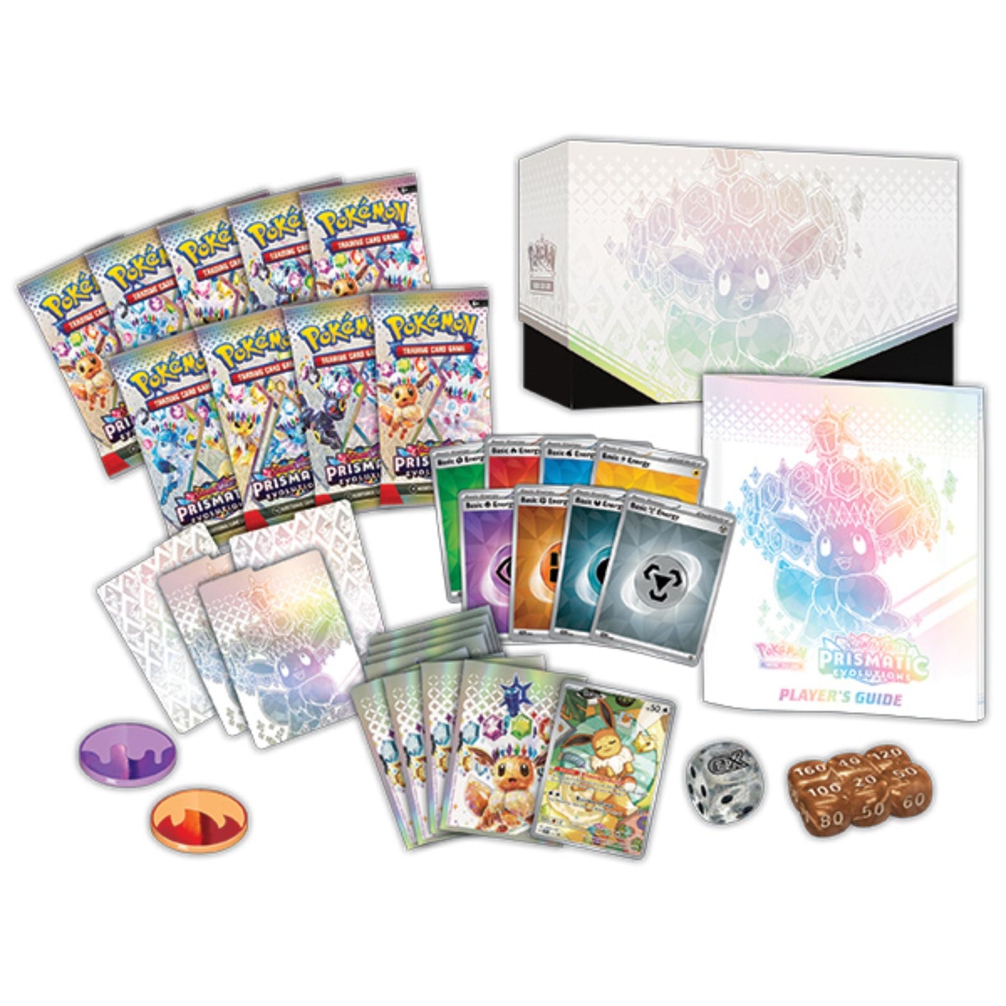 Poke-mon Scarlet & Violet Prismatic Evolutions Elite Trainer Box