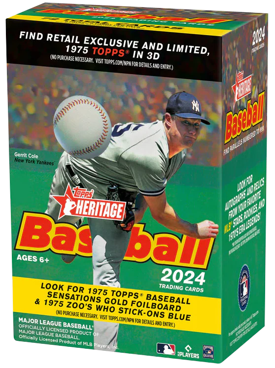 2024 Topps Heritage Baseball Value Blaster Box