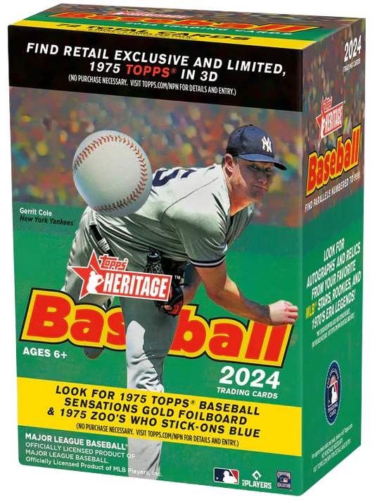 2024 Topps Heritage Baseball Value Blaster Box