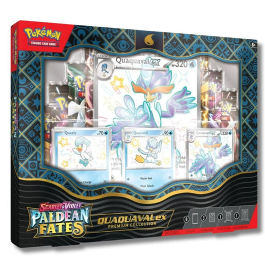 Poke-mon Paldean Fates Premium Collection (Quaquaval Ex)
