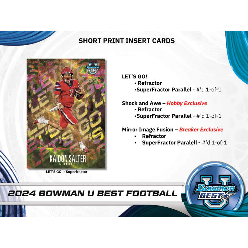 2024 Bowman University Best Football Hobby Box