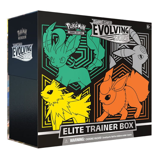 Poke-mon Evolving Skies Elite Trainer Box (Orange)