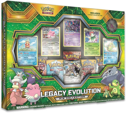 Poke-mon Legacy Evolution Pin Collection Box