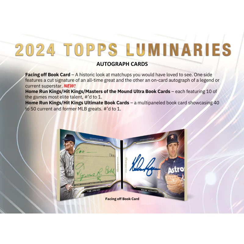 2024 Topps Luminaries Baseball Hobby Box