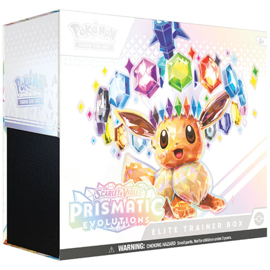 Poke-mon Scarlet & Violet Prismatic Evolutions Elite Trainer Box