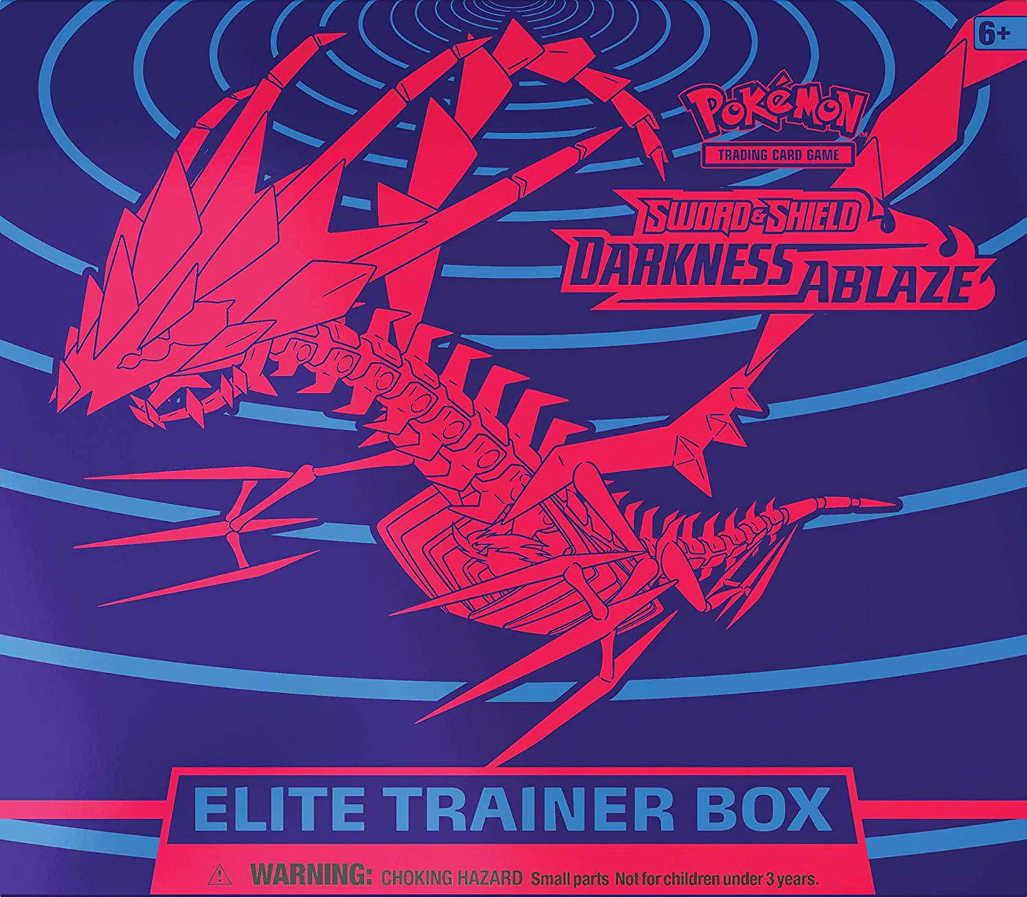 Poke-mon TCG: Sword & Shield - Darkness Ablaze Elite Trainer Box