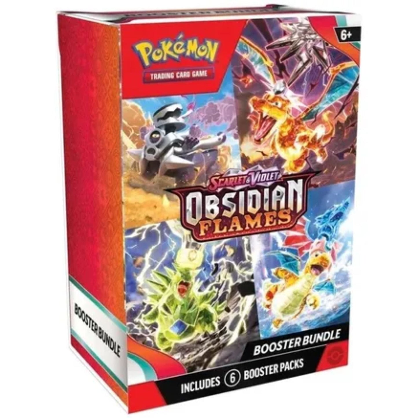 Poke-mon Scarlet & Violet Obsidian Flames Booster Bundle