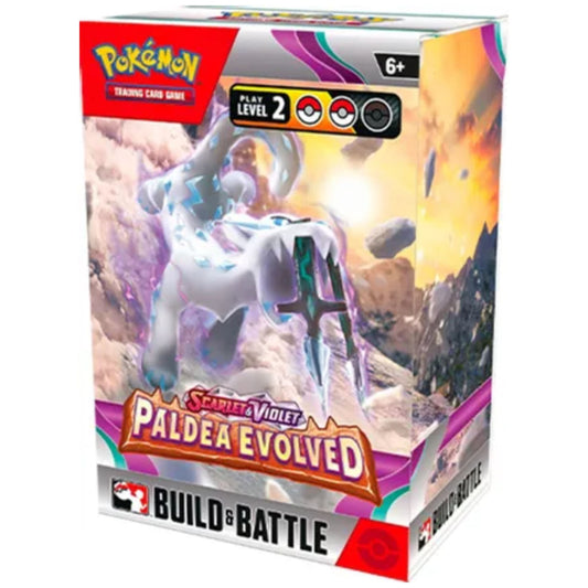 Poke-mon Scarlet & Violet Paldea Evolved Build & Battle Box
