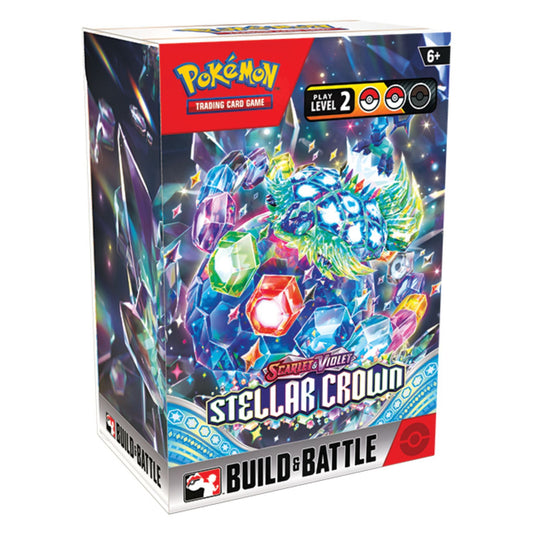 Poke-mon Scarlet & Violet Stellar Crown Build & Battle Box