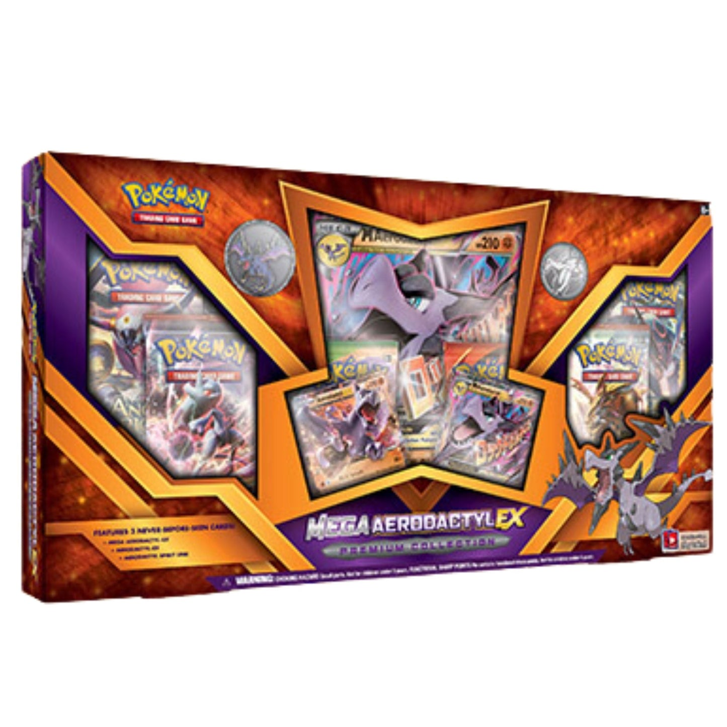 Poke-mon Mega Aerodactyl Ex Premium Collection Box