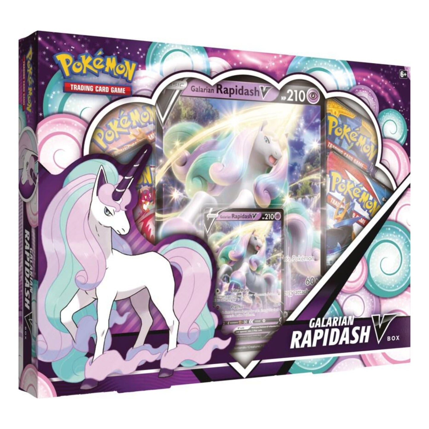 Poke-mon Galarian Rapidash V Box