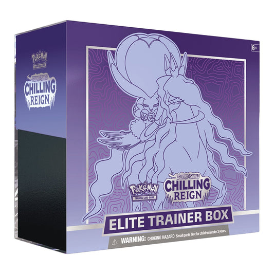 Poke-mon Sword & Shield Chilling Reign Elite Trainer Box (Shadow Rider Calyrex)