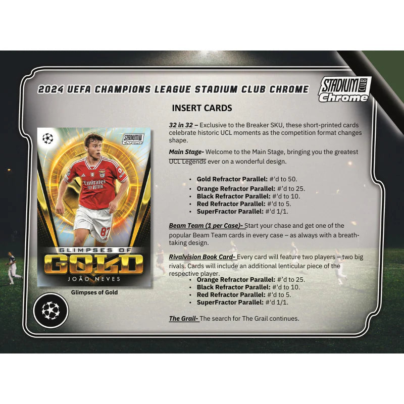 2023/24 Topps Stadium Club Chrome UEFA Soccer Breaker's Delight